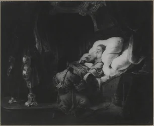 Isaac bénissant Ésaü